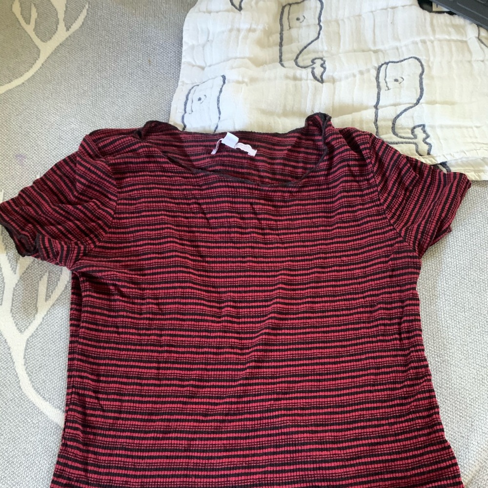 American Eagle Red Crop Top